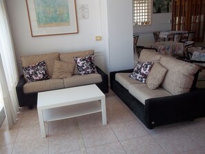 Sala de estar en el lobby