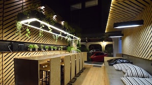 Lobby sitting area - Hugger Hostel (Phuket)