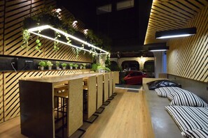 Lobby sitting area - Hugger Hostel (Phuket)