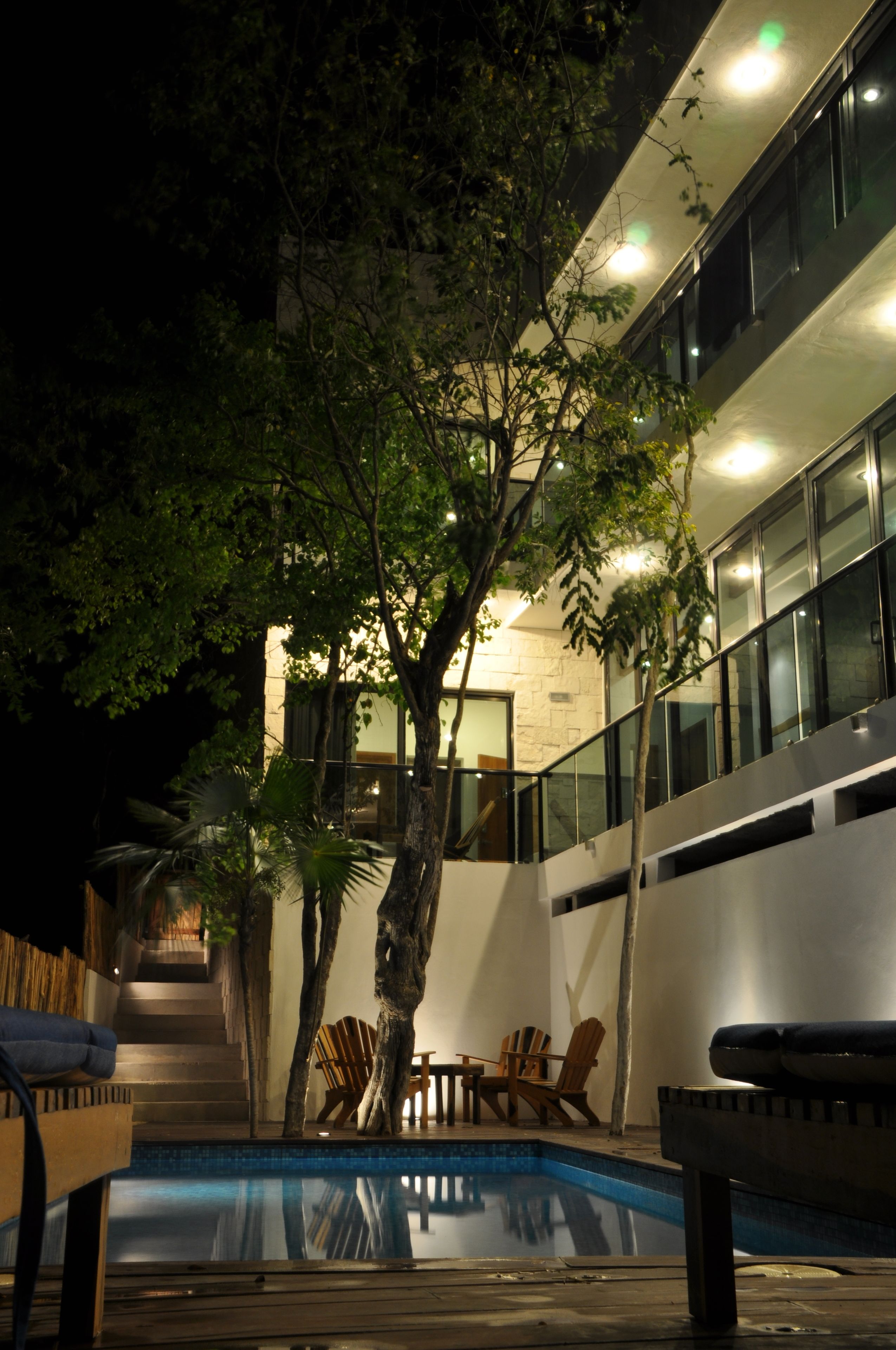 Alberca al aire libre 