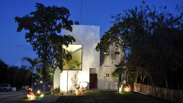 Front of property - evening/night