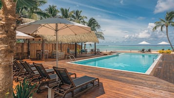 Outdoor banquet area