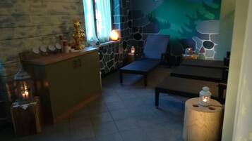 Sauna, salles de massage et de soins