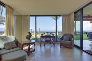 TV, DVD player, books