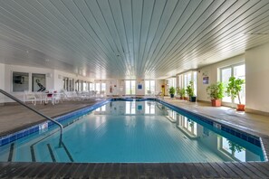 Indoor pool, a heated pool