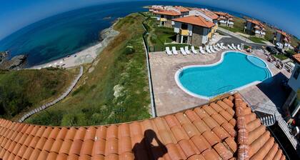 CHAMBRE DOUBLE 14 dans un hĂŽtel calme avec VUE MER