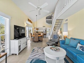 Televisión y reproductor de DVD 