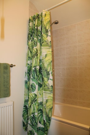 Hair dryer, towels