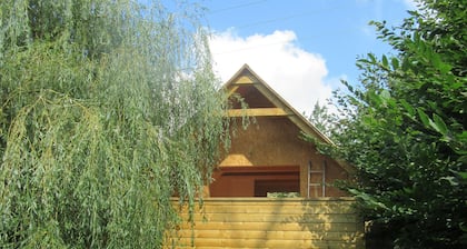 L'escapade - cabane confortable tout équipée en baie du Mont-Saint-Michel