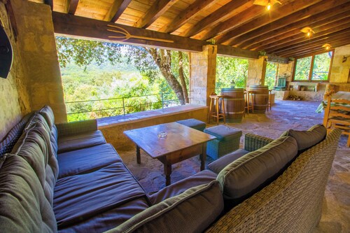 Spektakuläre mediterrane Villa mit privatem Pool, A / C und WIFI