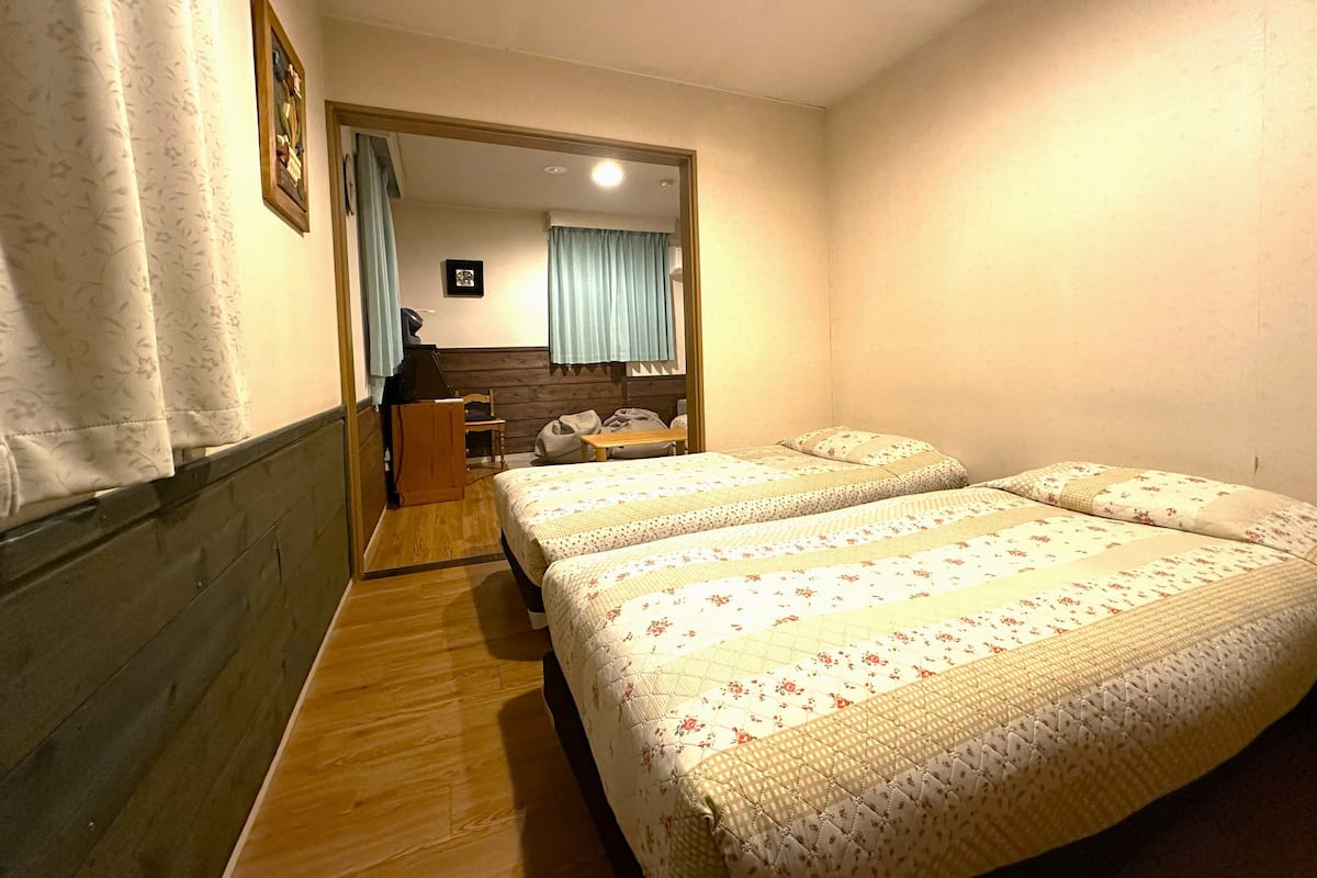 Family Room, Shared Bathroom