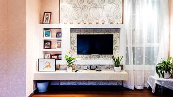 Apartment, 1 Schlafzimmer | Schreibtisch, Verdunkelungsvorhänge, kostenloses WLAN