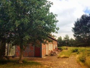Unclassified image, 3 of 19, button - Relaxation in the beautiful Lüneburg Heath - beautiful half-timbered house (Göhrde)