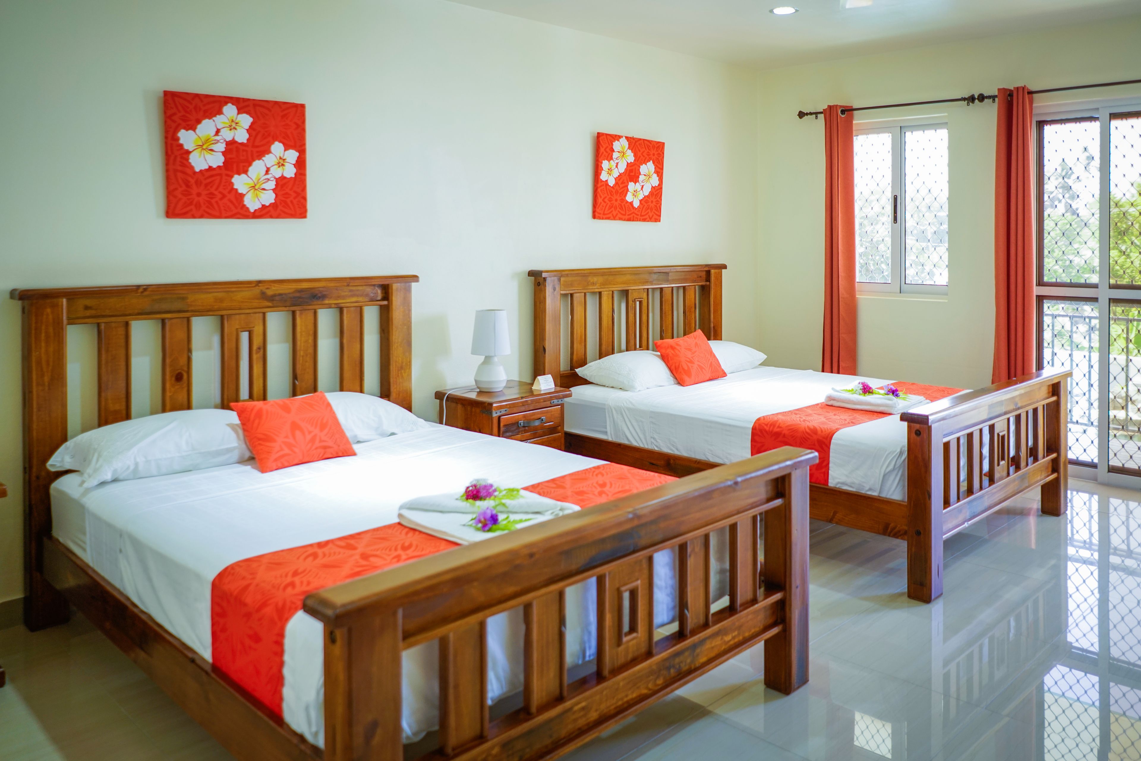 Deluxe Quadruple Room, 2 Queen Beds, Kitchen, Mountain View | View from room