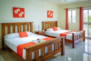 Deluxe Quadruple Room, 2 Queen Beds, Kitchen, Mountain View | View from room - Samoana Boutique Hotel (Apia)