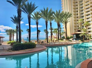 Indoor pool, a heated pool