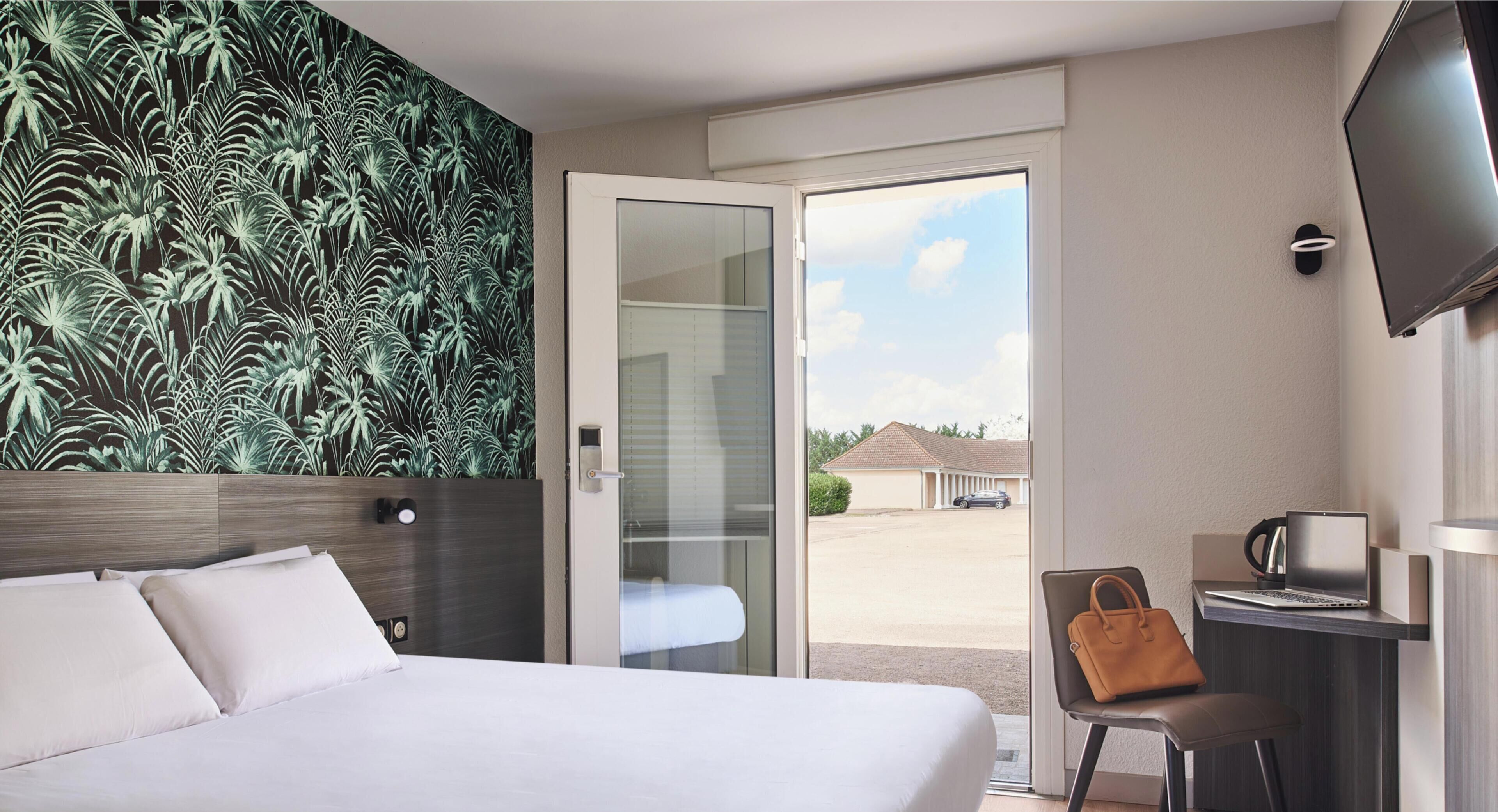 Standardrum - 1 dubbelsäng | Tillgänglighetsanpassat badrum