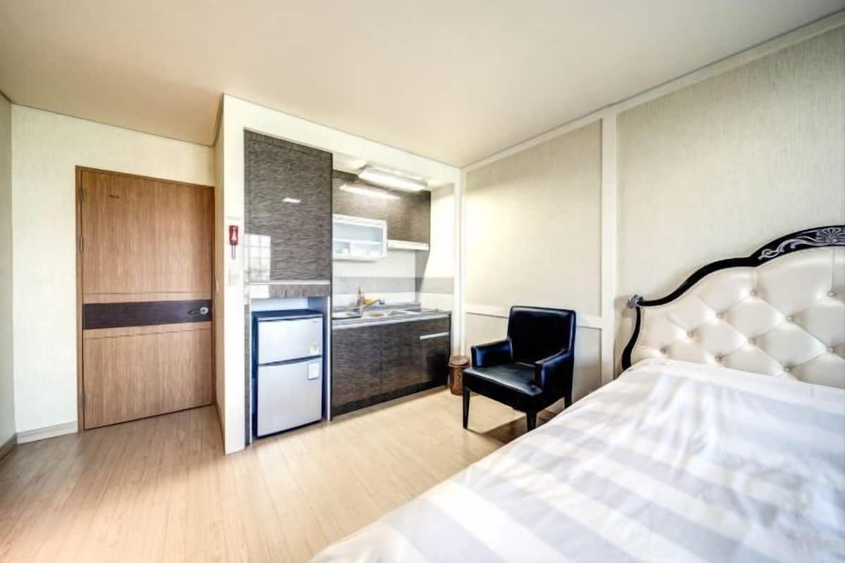 Laptop workspace, iron/ironing board (on request), WiFi (free)
