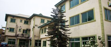 Voorkant van accommodatie