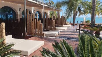 Premium Room, 1 King Bed, Pool Access, Garden Area (Adults Only) | Terrace/patio