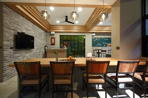 Sala de estar en el lobby