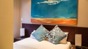 Leilighet – deluxe, 1 queensize-seng, ved stranden (262) | 1 soverom, sengetøy av topp kvalitet og safe på rommet
