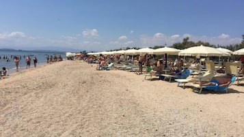 Aan het strand