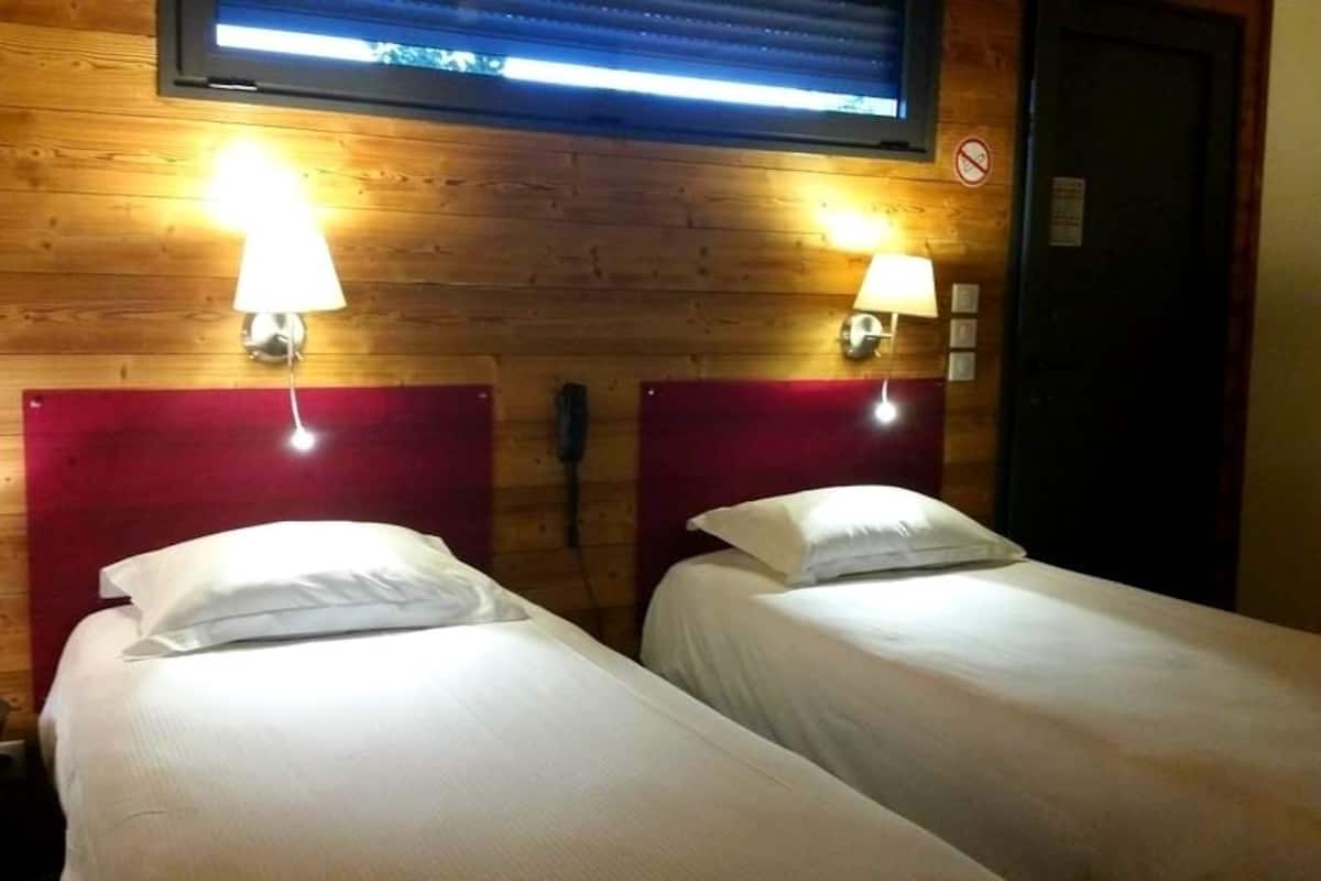 individually decorated, individually furnished, desk, blackout curtains