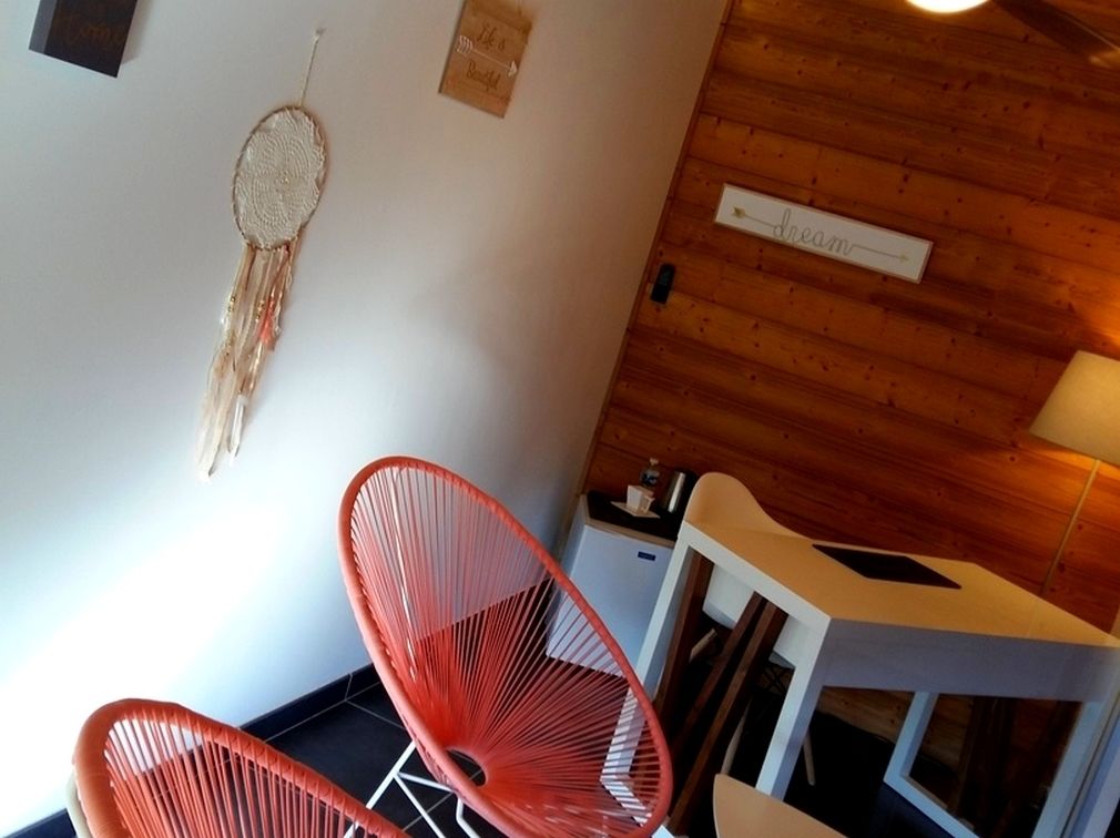 individually decorated, individually furnished, desk, blackout curtains