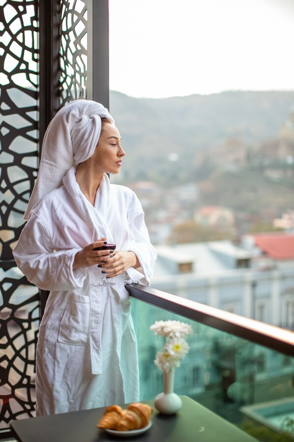 Vue depuis l’hébergement