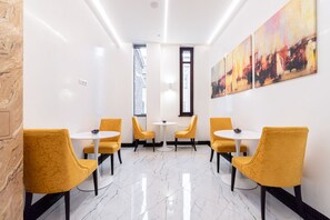 Sitteområde i lobbyen