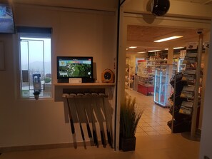 Check-in/check-out kiosk