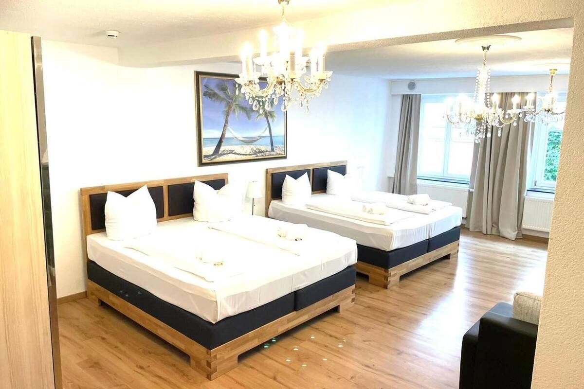 premium bedding, desk, rollaway beds, free wifi