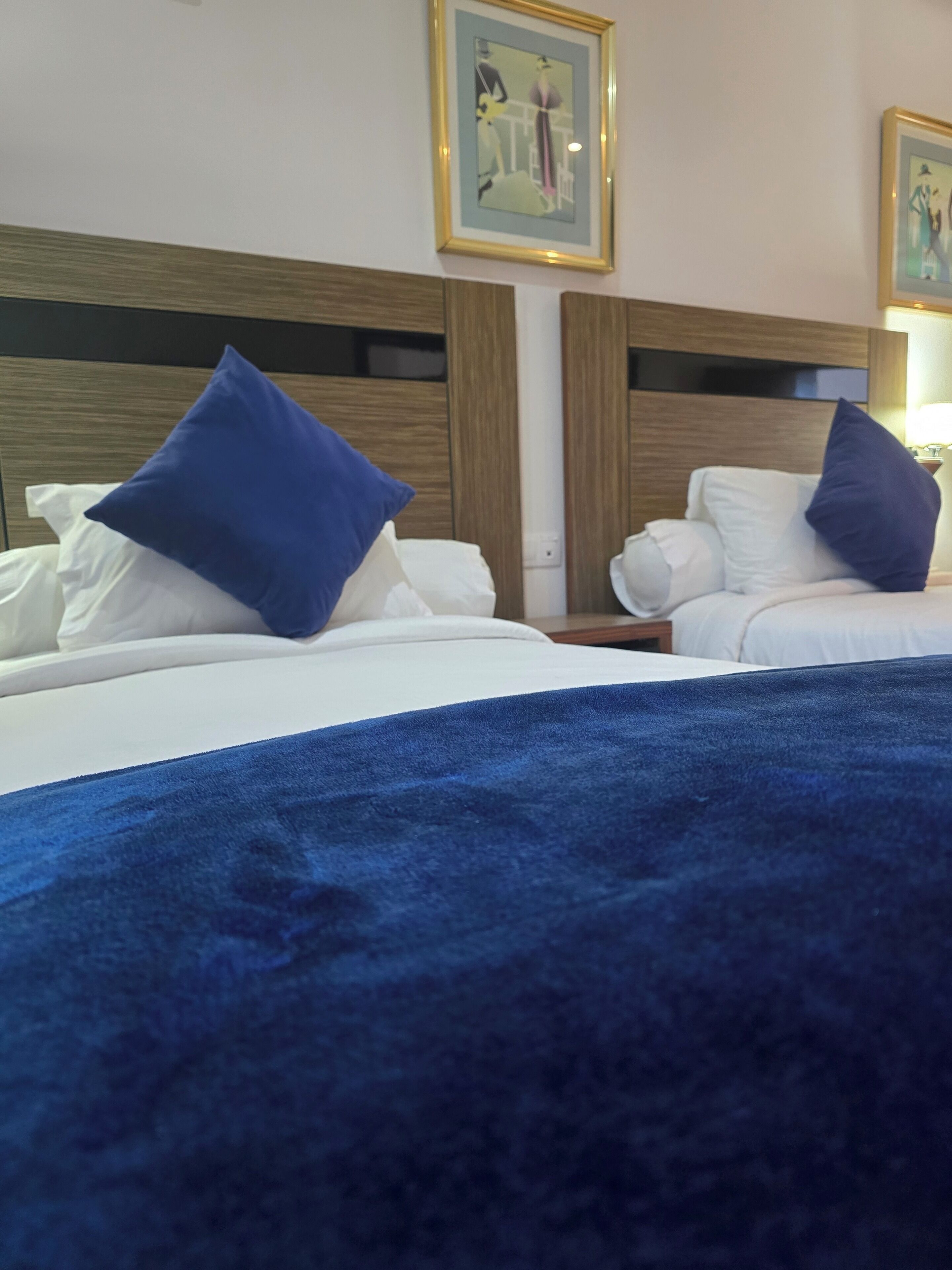 高级双人房 | 客房内保险箱、办公桌、隔音、熨斗/熨板