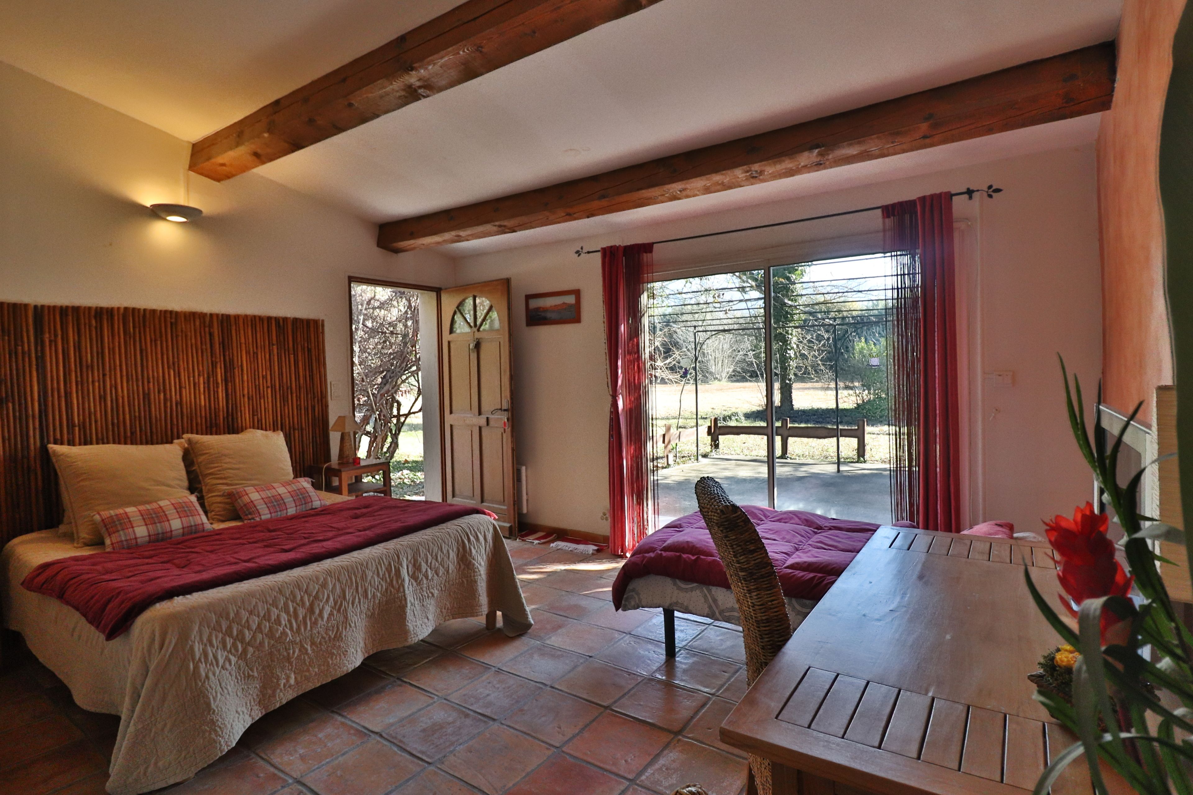 Individually decorated, individually furnished, desk, blackout curtains