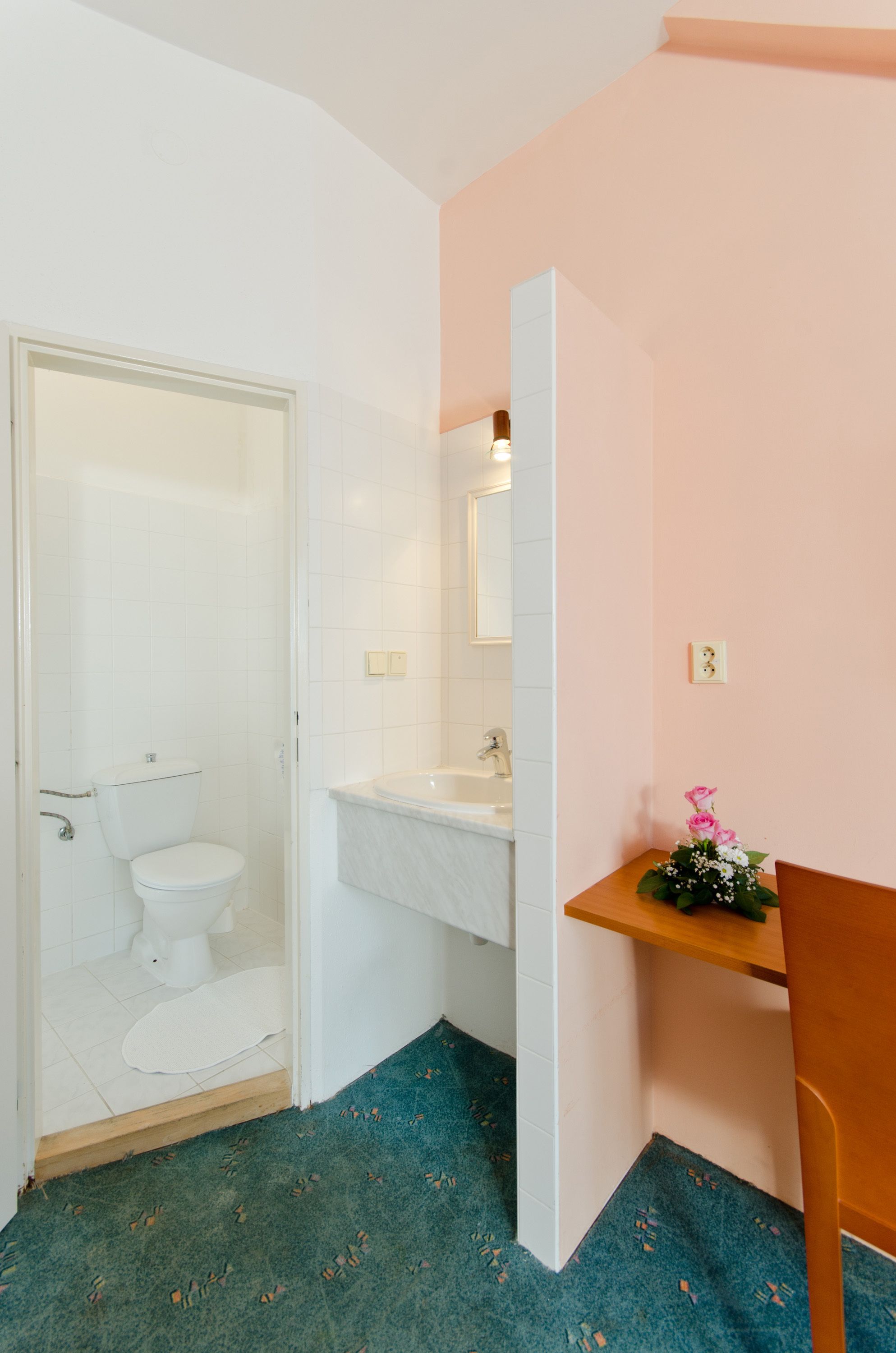 standard double or twin room | bathroom | shower, hydromassage showerhead, free toiletries, hair dryer