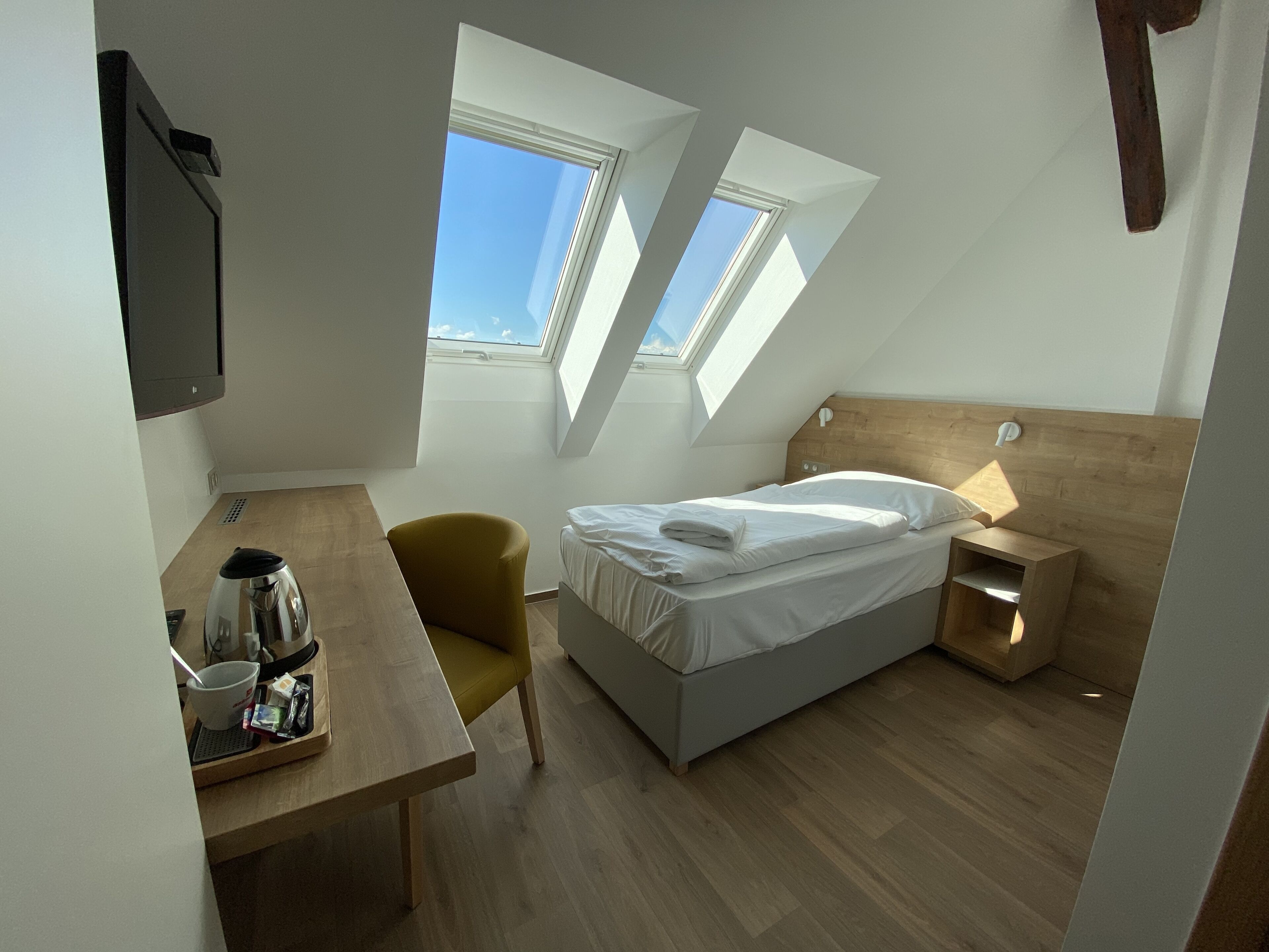 Blackout drapes, soundproofing, iron/ironing board, free WiFi