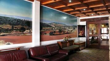 Sala de estar en el lobby