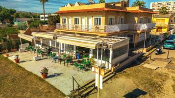 Voorkant van accommodatie