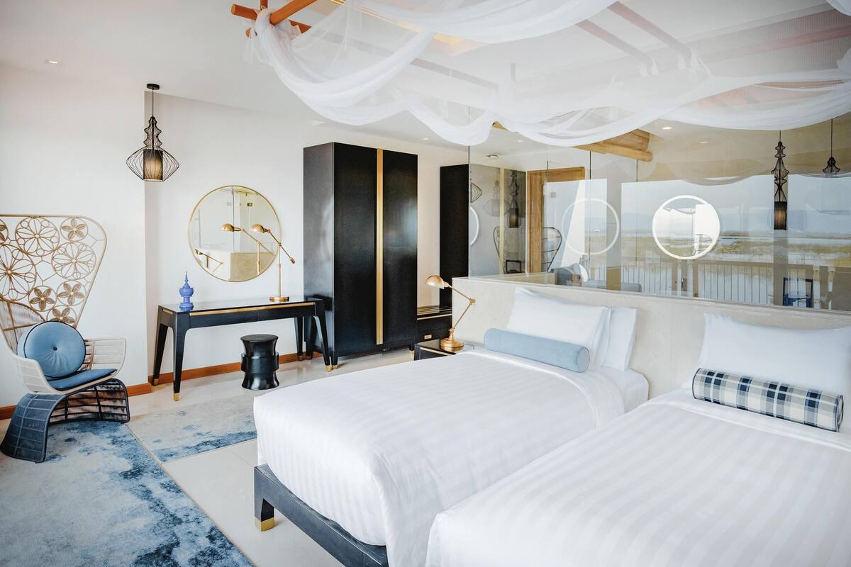 Junior-Suite, 2 Einzelbetten, Seeblick