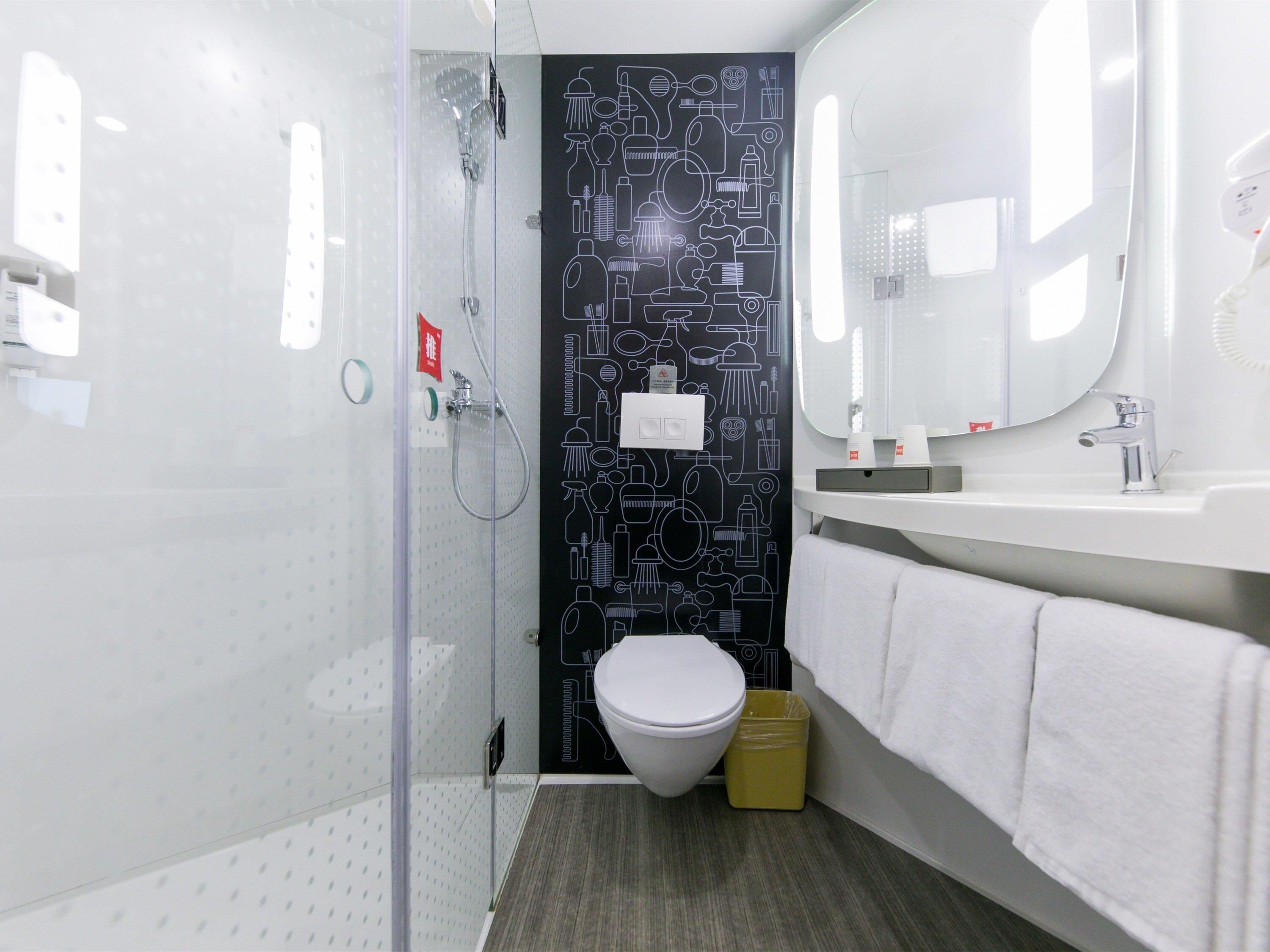 Down duvets, memory-foam beds, individually decorated, laptop workspace