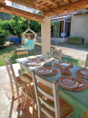 Outdoor dining