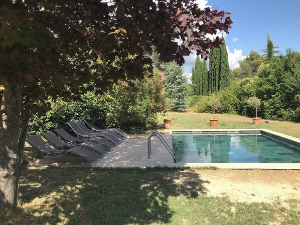 Outdoor pool - Vacation home in Luberon in the heart of Provence WIFI Free Fiber (Lauris)
