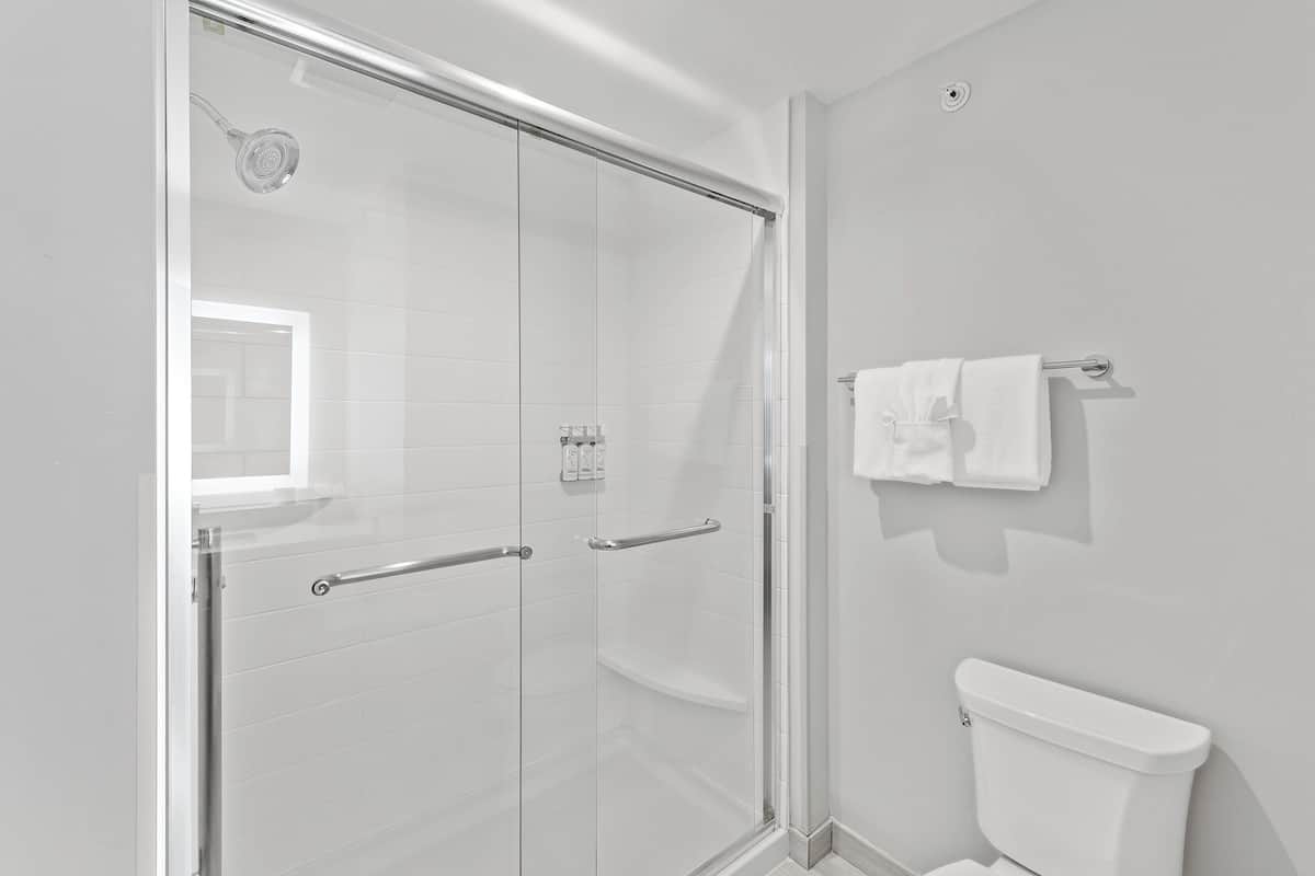 标准房, 1 张特大床 (Walk-In Shower) | 办公桌、遮光窗帘、熨斗/熨衣板、婴儿床