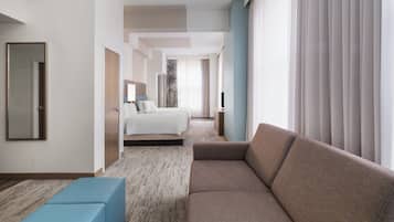 Habitación Premium, 2 camas Queen size, en esquina | Ropa de cama de alta calidad y camas con pillow-top