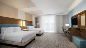 Premium bedding, pillowtop beds, in-room safe, individually decorated