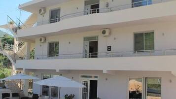 Fassade der Unterkunft