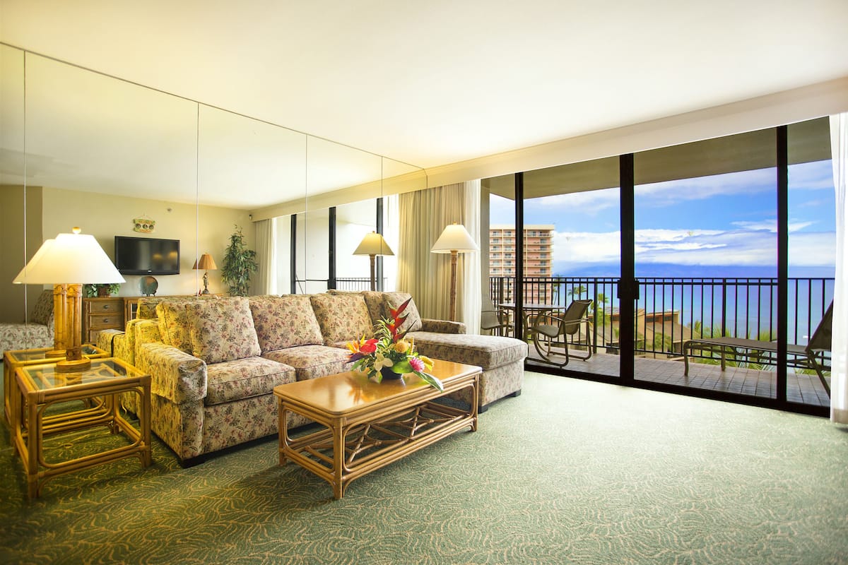 Condo, 1 Bedroom, Kitchen, Ocean View | 1 bedroom, hypo-allergenic bedding, in-room safe, iron/ironing board