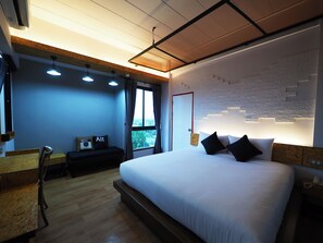 Individually decorated, desk, blackout curtains, free WiFi - PS Sriphu Hotel (Hat Yai)