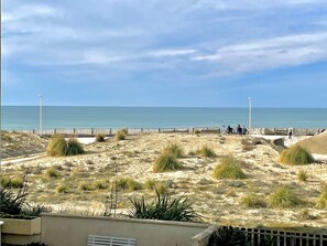Utsikt mot havet/stranden